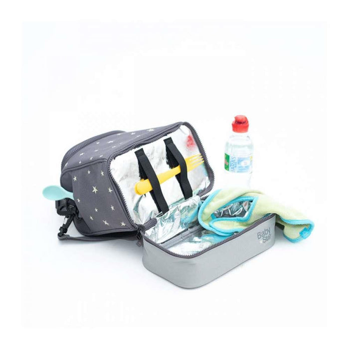 Olmitos BabyStar Thermal Lunch Box Stars Gray