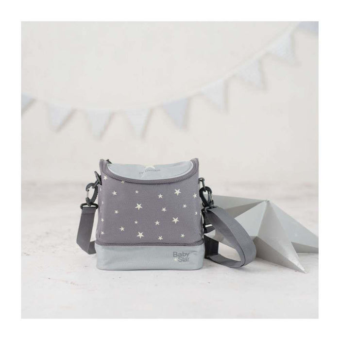 Olmitos BabyStar Thermal Lunch Box Stars Gray