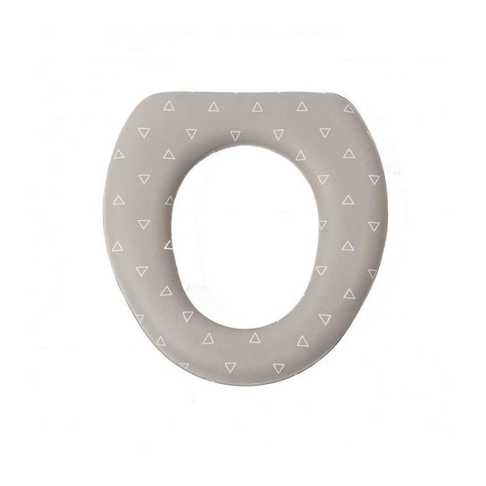 Olmitos Padded Toilet Reducer Gray Triangles