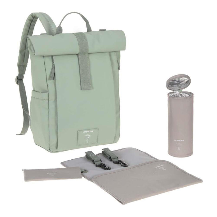 Mochila Green Lable Rolltop Up Silver Green