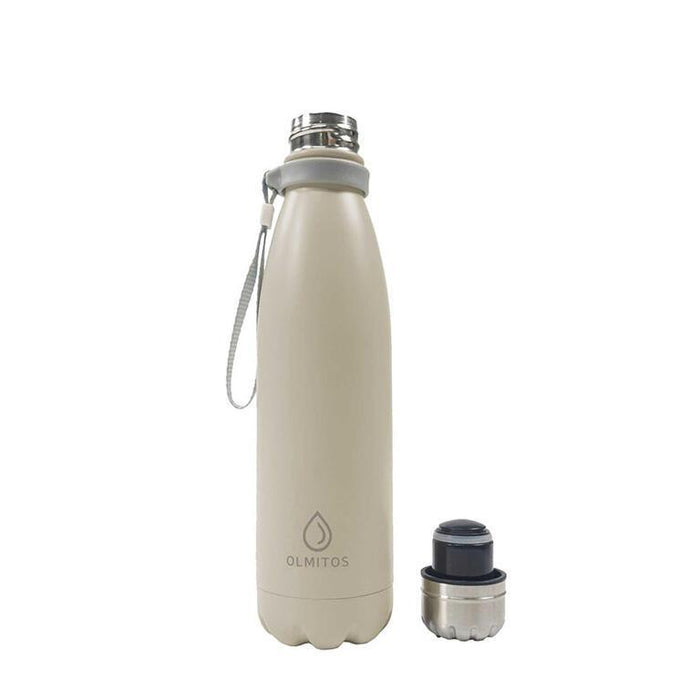 Stainless Steel Thermal Bottle Beige 500 ml