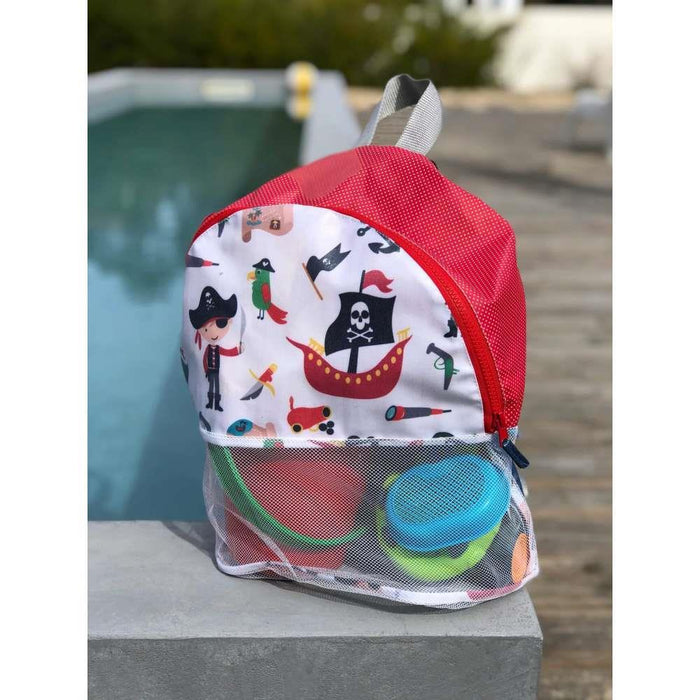 Mochila de Praia Piratas com Vermelho