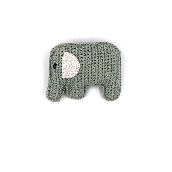 Peluche em Crochet com Roca Elefante Teal