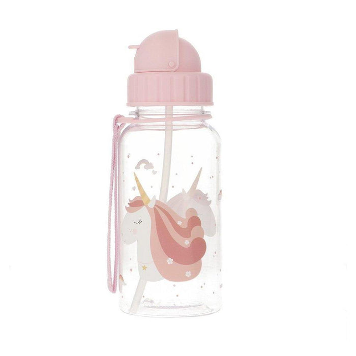 Garrafa com Palhinha em Silicone Magical Unicorn 500ml