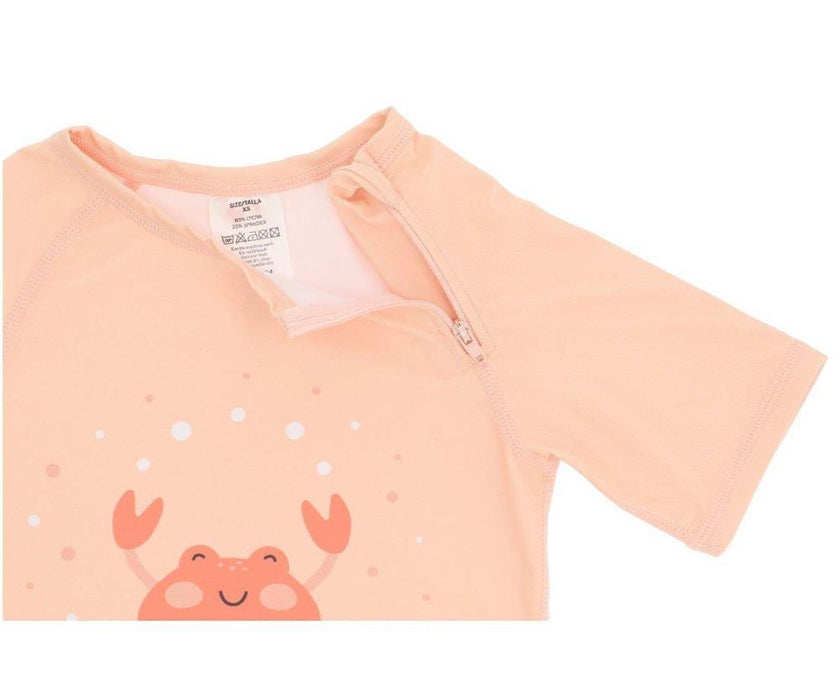 Camisola com Proteção Solar Jolie Crab Coral 2-3 Anos