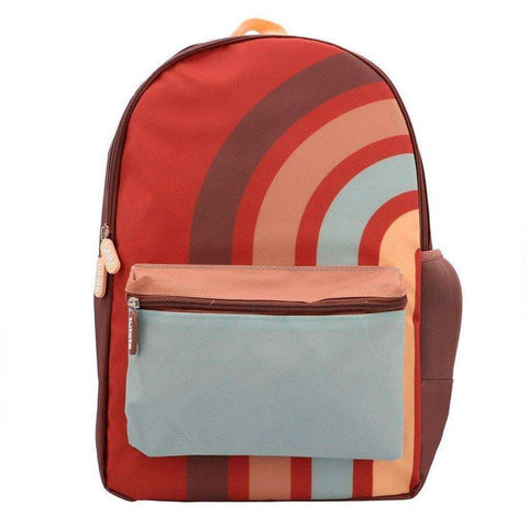 Mochila Brown Rainbow 39x28cm