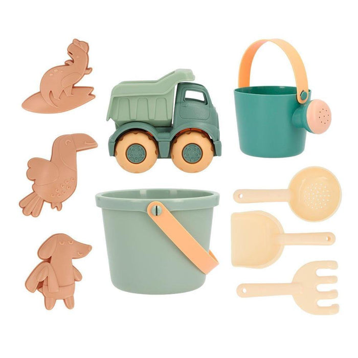 Conjunto de Praia com Camião e Formas Monnëka Sea Green