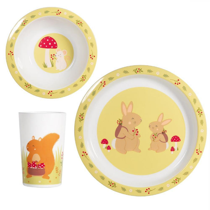 Conjunto de Alimentação Garden Friends