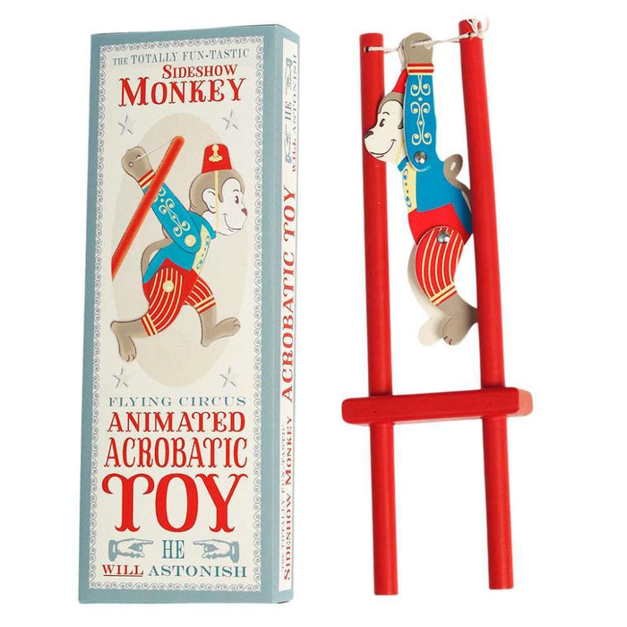 Rex London Wooden Acrobatic Monkey Toy