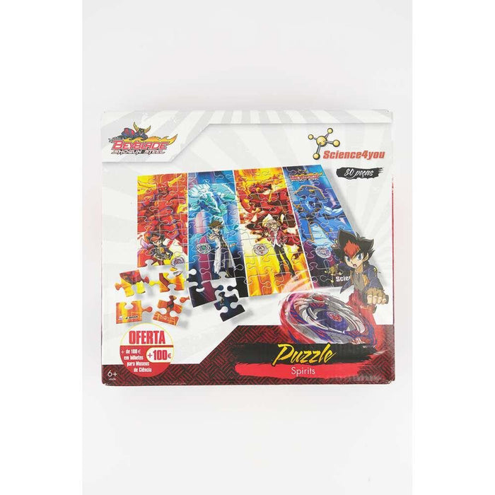 Science4you Puzzle Beyblade Spirits 80 Pieces