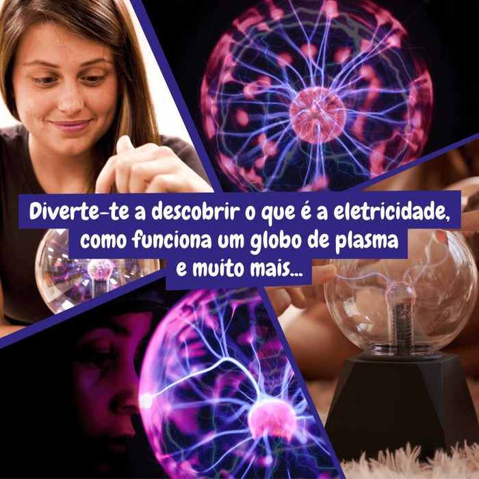 Globo de Plasma Interativo