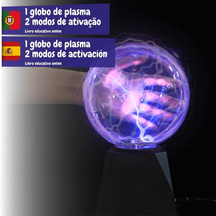 Globo de Plasma Interativo