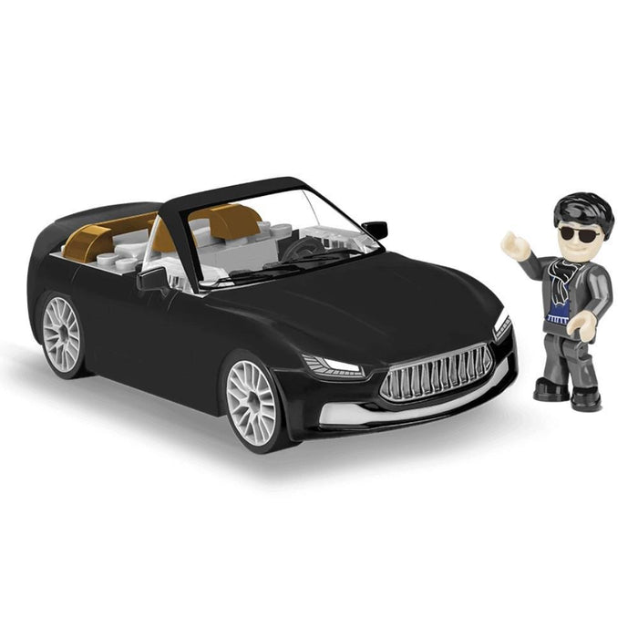 ActionTown Carro Speed Cabrio Preto com Figura 109Pçs