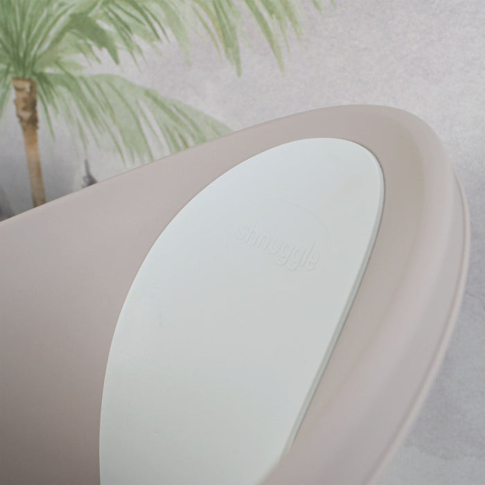 Shnuggle Bathtub Beige with White Taupe