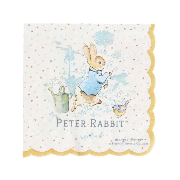 16 servilletas de Peter Rabbit