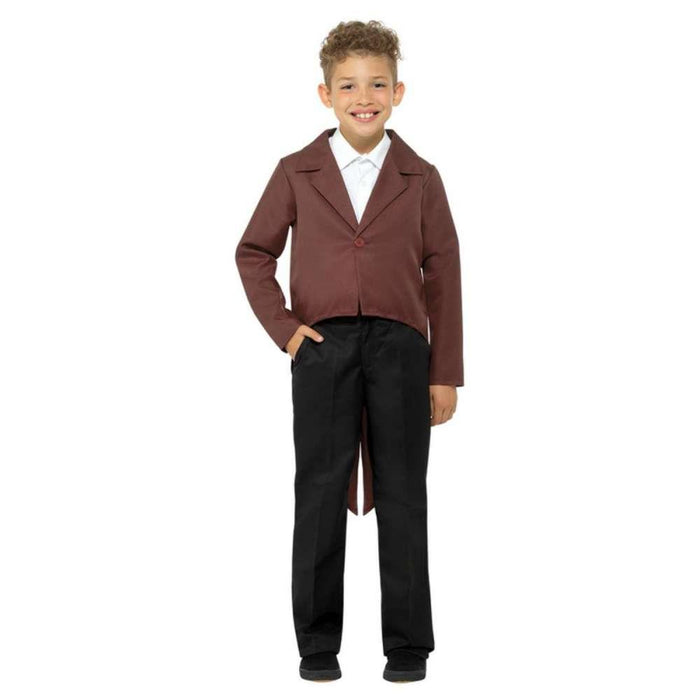 Smiffys Brown Tailcoat Costume 4-6 Years