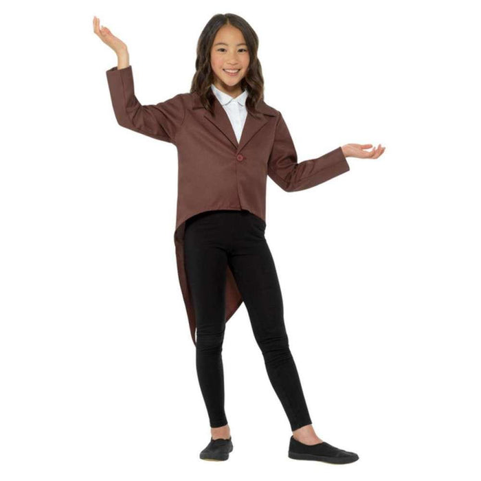 Smiffys Brown Tailcoat Costume 4-6 Years