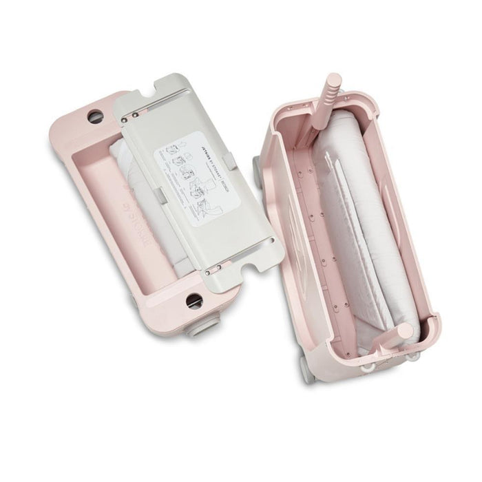 Pack Stokke JetKids Mala de Viagem BedBox Pink Lemonade + OFERTA: Cama Insuflável JetKids CloudSleeper White