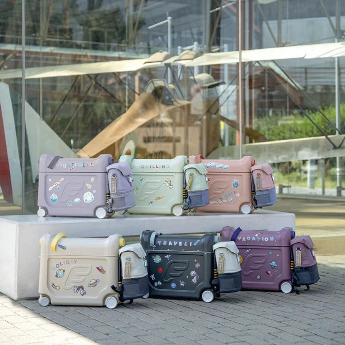 Mala de Viagem Stokke JetKids BedBox Ride-On Coral Pink