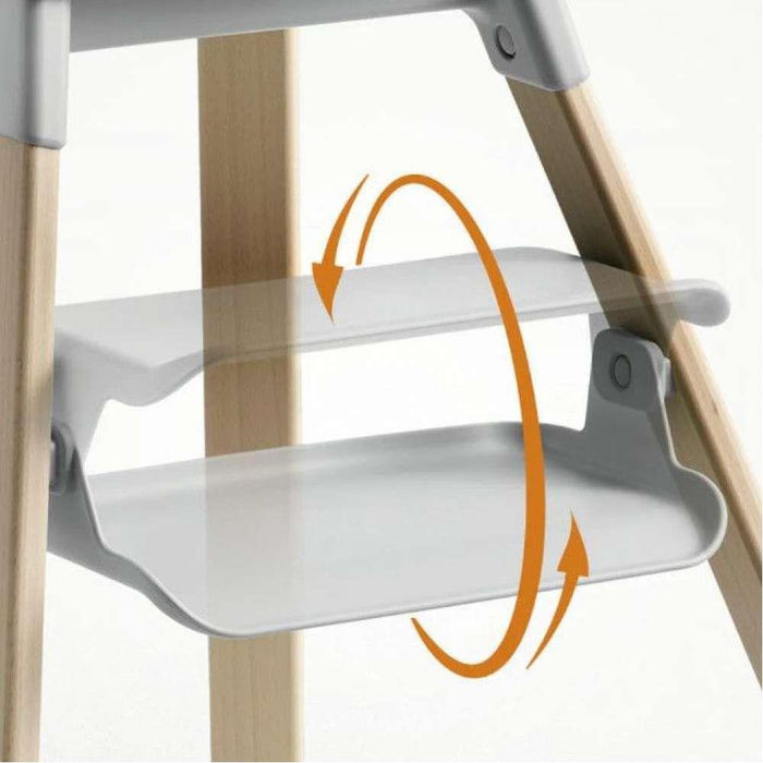 Silla de papá Stokke Clikk Cloud gris