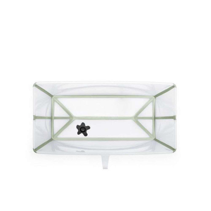 Banheira Dobrável Flexi Bath Transparent Green