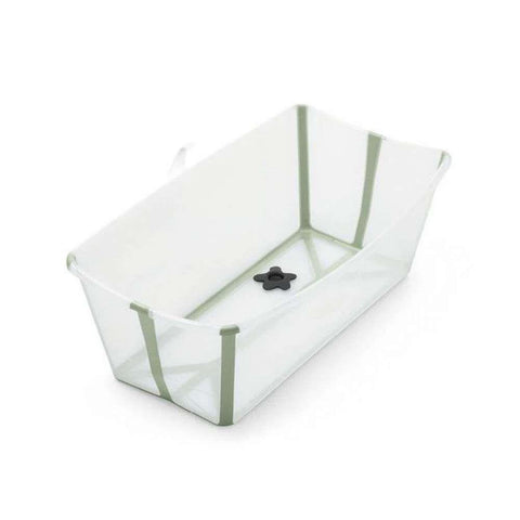 Stokke Flexi Bath Transparent Green Folding Bathtub