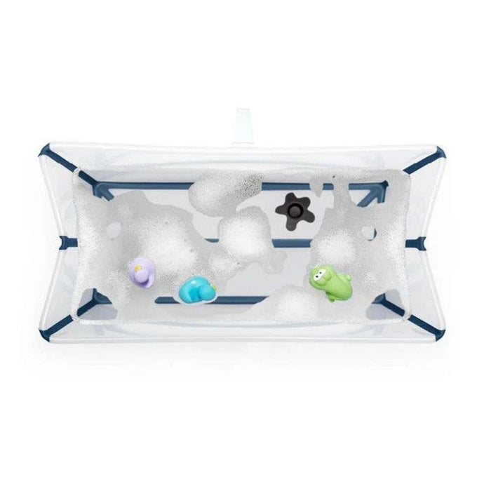 Stokke Flexi Bath XL Transparent Blue Folding Bathtub