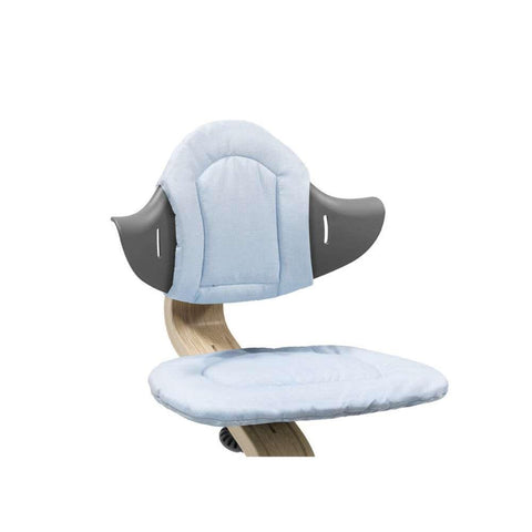 Cojín para silla Stokke de Papa Nomi gris azul