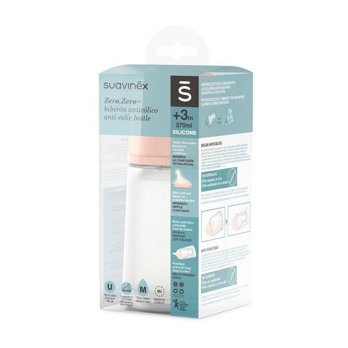 Biberão Suavinex Zero Zero Fluxo M Fair 270ml