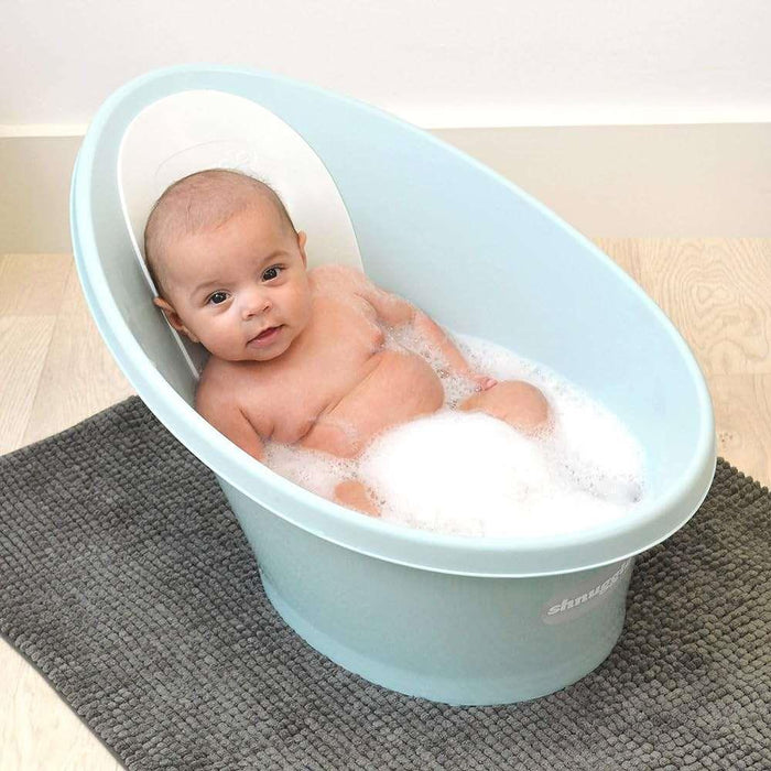 Banheira Shnuggle Aqua com Branco