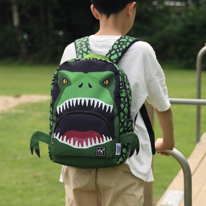 Mochila Freek Vonk Green Dino Bite 35x25cm