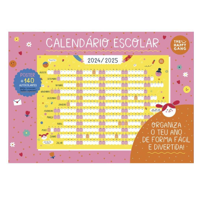 Calendário Escolar 2024/2025 Happy Colors