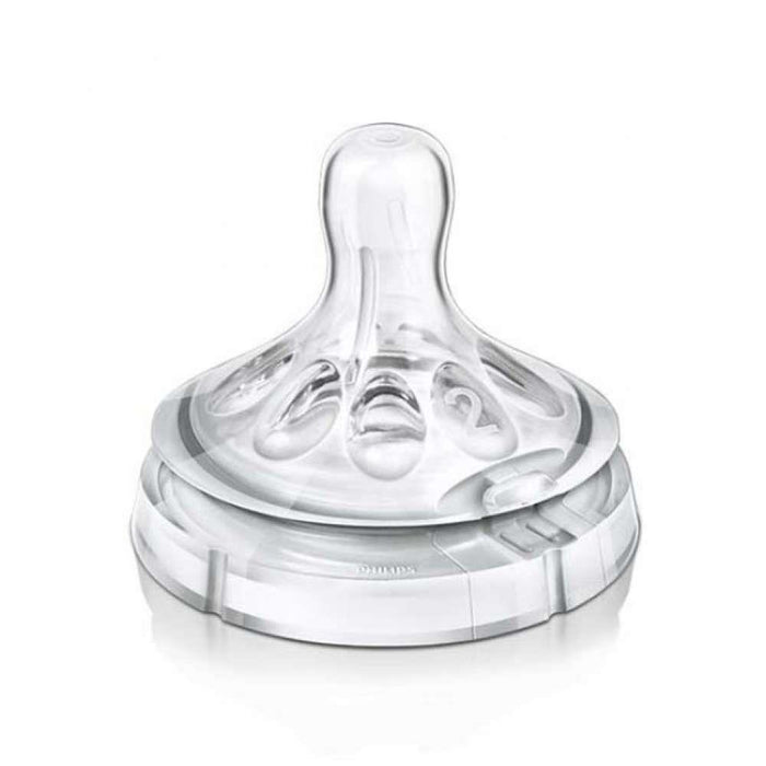 Avent Natural Teat Slow Flow 2 Holes 1m 2 Units