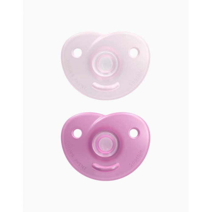 Avent Soothie Pacifier Girl 0-6m 2 Pieces