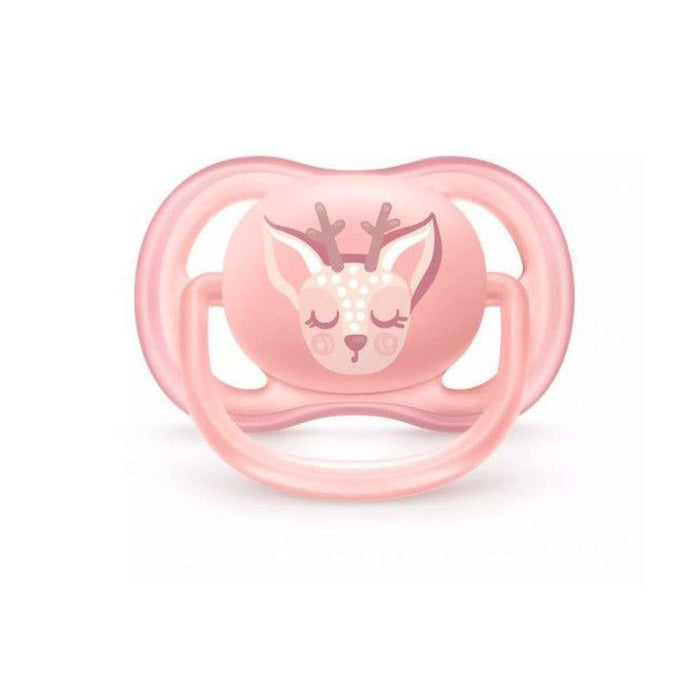 Avent 2 Ultra Air Deco Pacifier 0-6m Girl