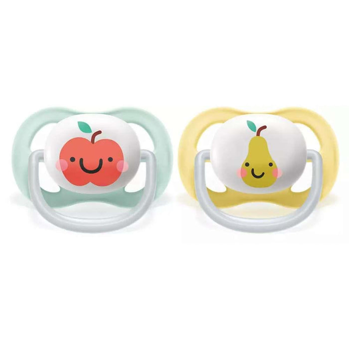 Avent Chupete Ultra Air Happy Fruits 0-6m 2 Piezas