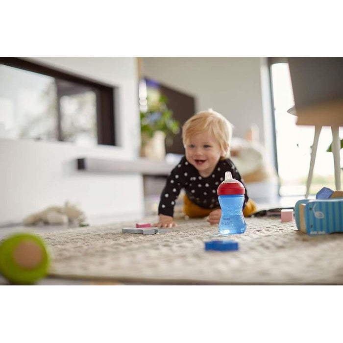 Avent Taza De Aprendizaje Con Boquilla Blanda Azul/Rojo