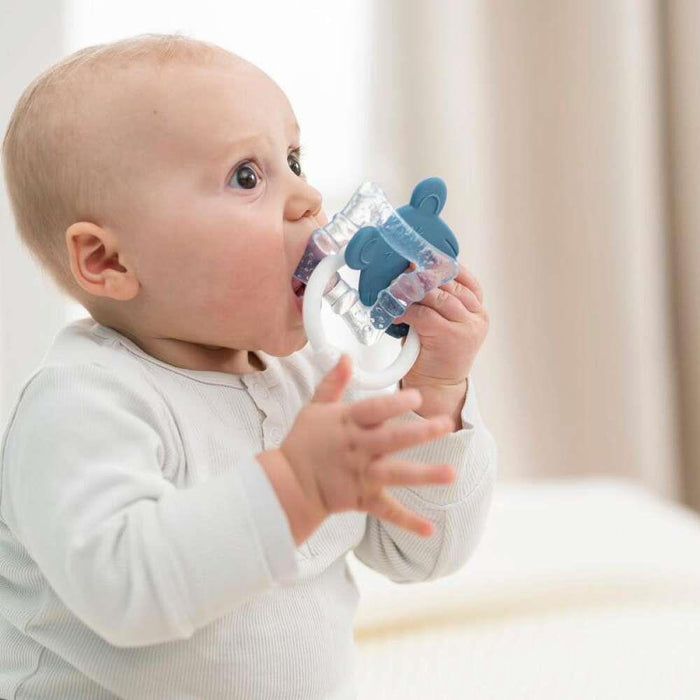 Nattou Blue Cold Silicone Teether