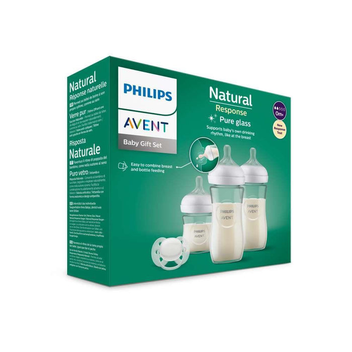 Set de regalo para nacimiento de cristal Natural Response de Avent