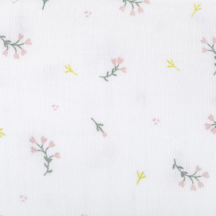3 Musselinas Doomoo Lovely Flower Pink 70x70cm