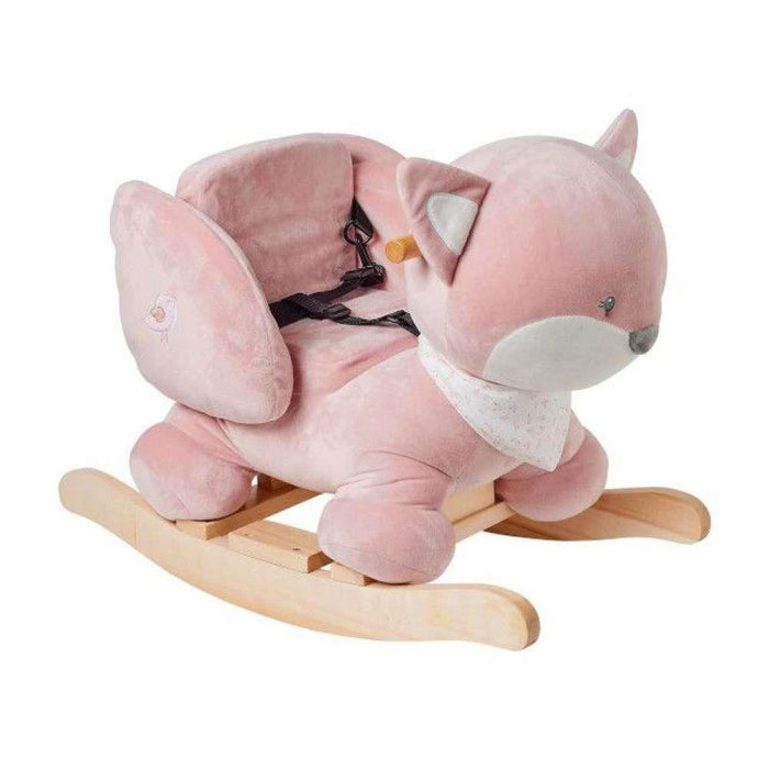 Baloiço Peluche Rocker Raposa Alice Old Pink