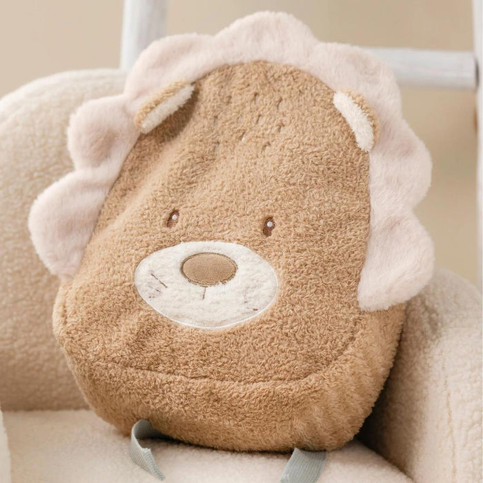 Mochila de Peluche Nattou Teddy Leão Caramel 33cm