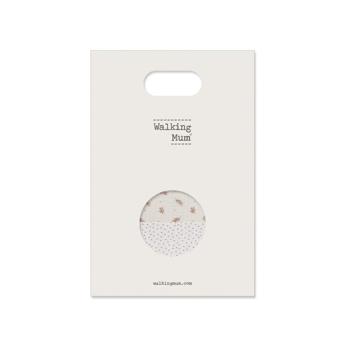 Conjunto de Lençóis para Alcofa Walking Mum Mimosa Rosa