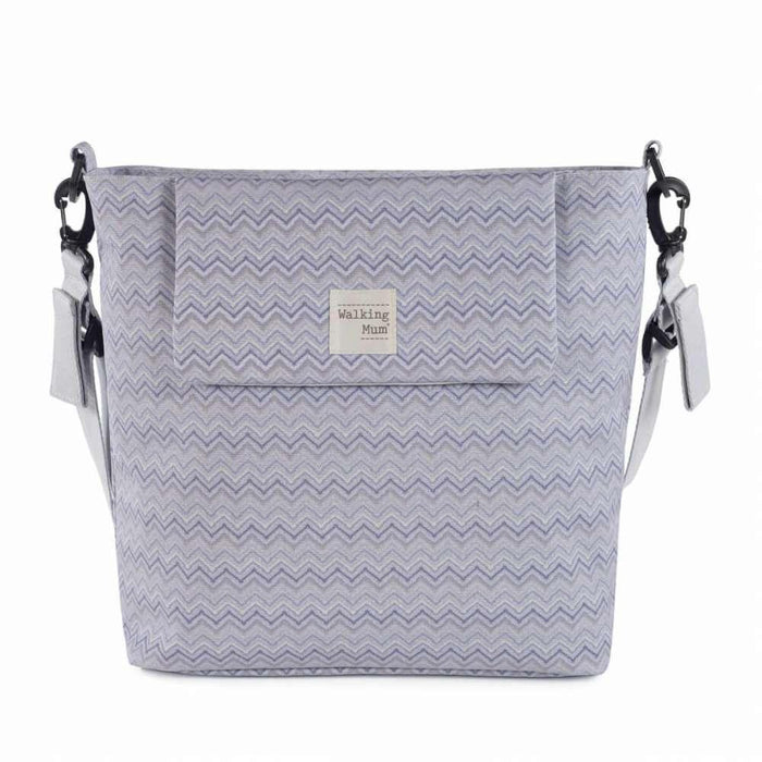 Bolso cambiador de pañales en zigzag de Walking Mum