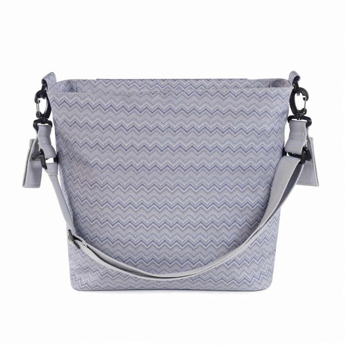 Bolso cambiador de pañales en zigzag de Walking Mum