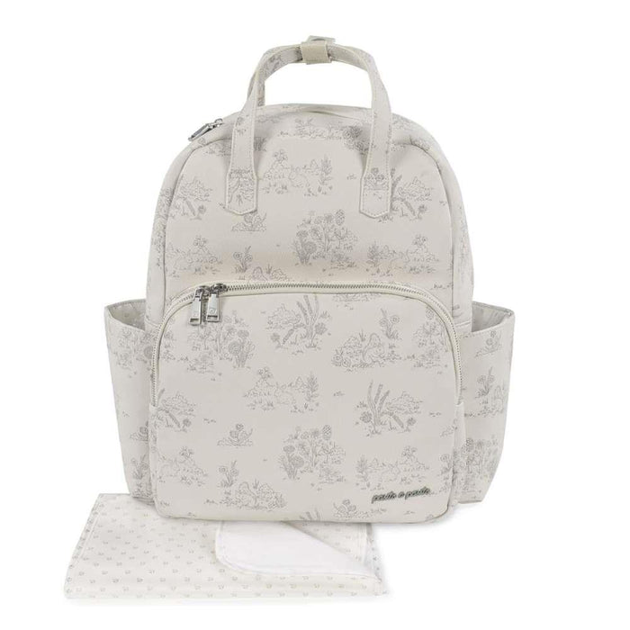 Mochila Toile de Jouy Cream