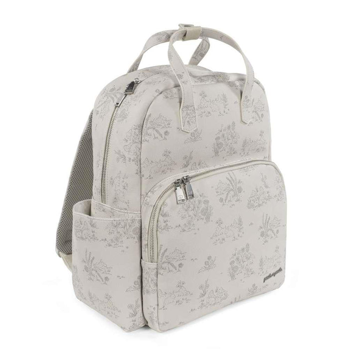 Mochila Toile de Jouy Cream