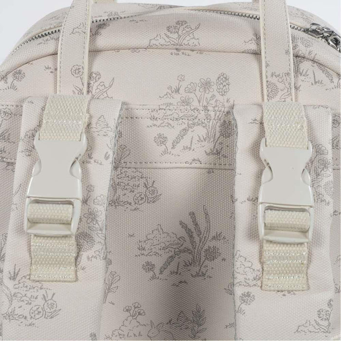 Mochila Toile de Jouy Cream