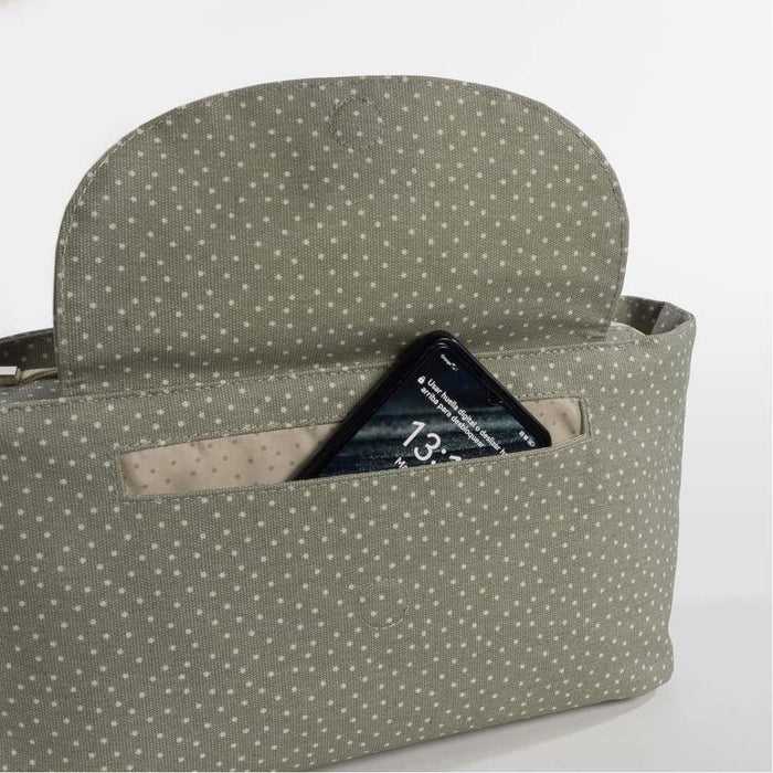 Bolsa Organizadora Polka Dot Poppy Moss