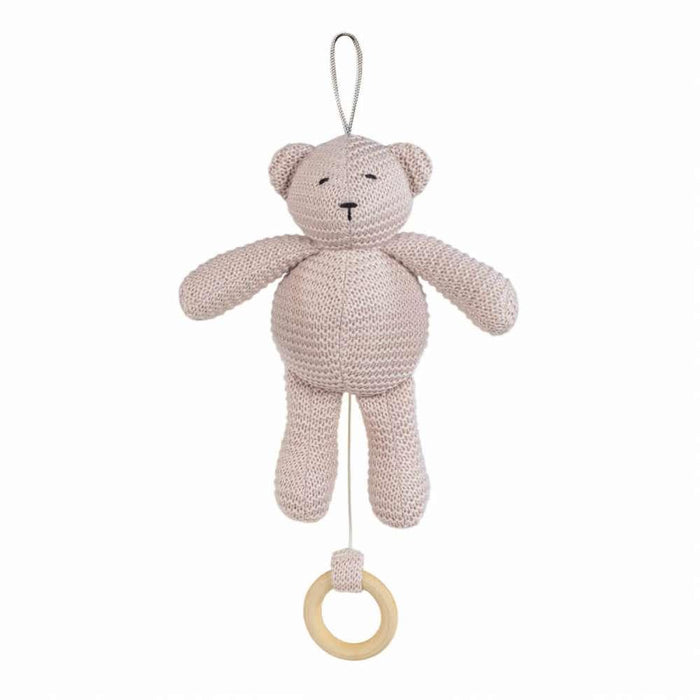 Peluche Musical Urso Rosa